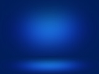 empty studio room illustration blue  gradient weight Use it as a display background.
