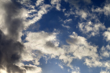 Blue sky with clouds