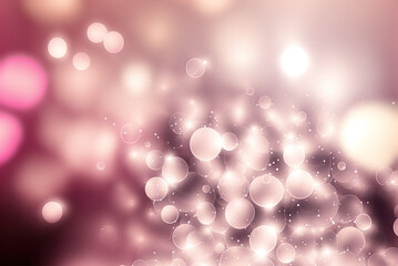 Sparkle Background, soft pink. Sparkles. Bright lights. Wallpaper. Depth of Field. Out of Focus. Glitter. Generative AI.