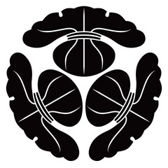 家紋です。三つ袋といいます。