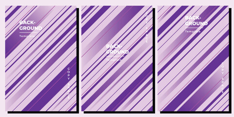 Geometric lines background template copy space set for poster, leaflet, brochure, banner, cover, booklet, or pamphlet