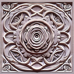 The Beauty of Wooden Floral Engraving in Decorative Architecture.