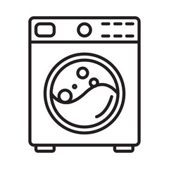 WASHING MACHINE design vector icon