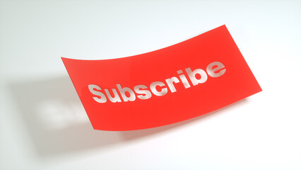 Subscribe Text Banner