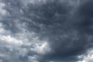 Cloudy sky. Background of blue sky with clouds.