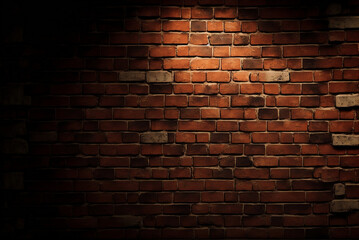 Brick Wall Backdrop, Generative AI