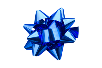 bow for gifts, gift  bow, of blue color