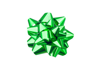 bow for gifts, gift  bow green