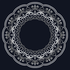 Decorative elements luxury ornament pattern gradient mandala design
