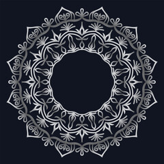 Decorative elements luxury ornament pattern gradient mandala design