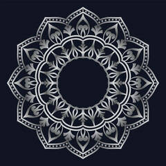 Decorative elements luxury ornament pattern gradient mandala design