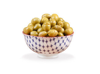 crushed green olives, pickled olives