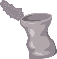 Recycling of aluminium cans flat icon