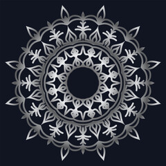 Decorative elements luxury ornament pattern gradient mandala design