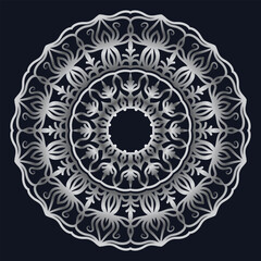 Decorative elements luxury ornament pattern gradient mandala design