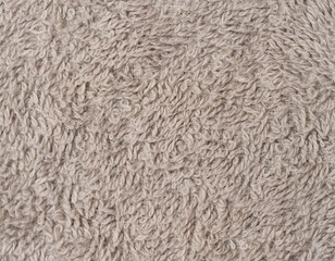 Texture of gray terry cotton towel, canvas
