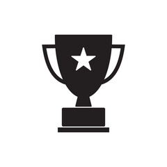 Trophy icon vector. champions cup icon illustration symbol