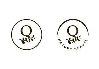 letter Q logo, suitable for the company's initial symbol.