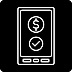 solid DIGITAL PAYMENT design vector icon