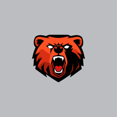 bear head vector illustration