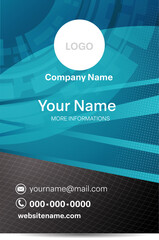 Abstract background creative business card template