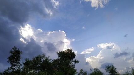 sun and clouds