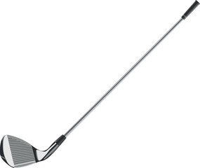 Golf club cartoon icon. Professional sport equipment