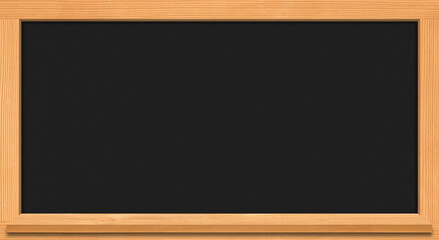 棚付きのブラックボード、ナチュラルウッドのフレーム