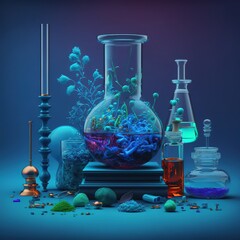 chemistry lab, generative AI 