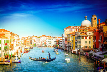 Fototapeta na wymiar Grand canal, Venice, Italy