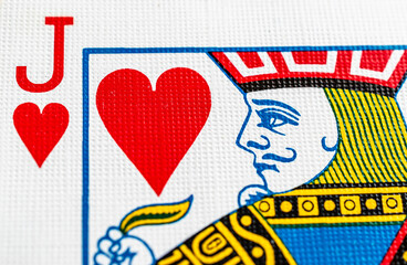 Jack of Hearts Playing Card