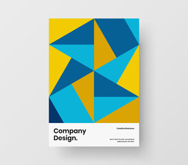 Amazing journal cover design vector illustration. Fresh geometric pattern banner concept.