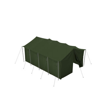 Army Tent on transparency background