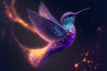 Spirit animal - Hummingbird, Generative AI
