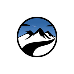 Adventure logo vector isolated on white background