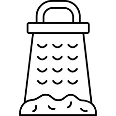Cheese grater Vector Icon

