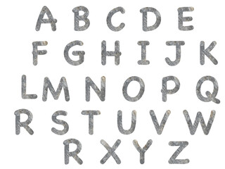 drawing Font, Set of Isolated