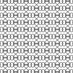 Seamless abstract design pattern with heart symbol elements. Used for design surfaces, fabrics, textiles.