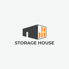 Fototapeta premium Self-storage logo design template