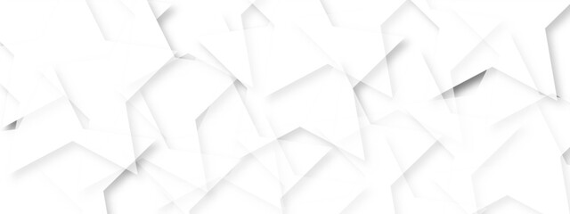white paper star texture background unique pattern geometric art decoration winter cold love template slide work background wallpaper image blank for text 