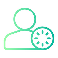 loading gradient icon