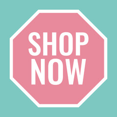 Shop now text. Shop now Sign Icon Label Sticker Web