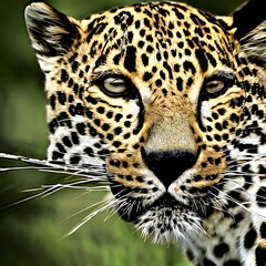 A generated leopard