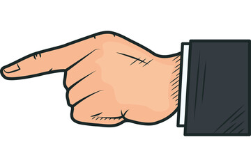 Obraz premium hand pointing icon