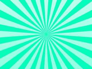 White and green sunburst pattern background. Retro ray pattern background. Royalty high-quality free stock photo image of overlays sunbeams grunge Abstract backgrounds. Retro stripe pattern sunbrush