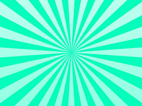 White and green sunburst pattern background. Retro ray pattern background. Royalty high-quality free stock photo image of overlays sunbeams grunge Abstract backgrounds. Retro stripe pattern sunbrush