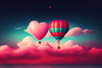 Fototapeta premium hot air balloon