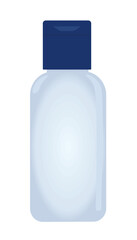 Hotel shampoo bottle. vector illustration