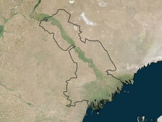 Astrakhan', Russia. Low-res satellite. No legend