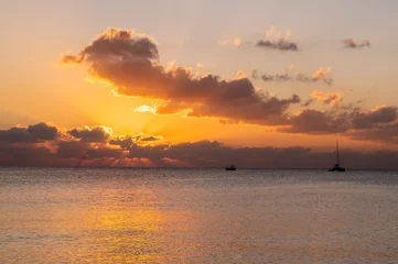 Foto op Plexiglas Seven Mile Beach, Grand Cayman Grand Cayman 7 Mile Beach Sunset